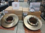 2013-2017 Mitsubishi Fuso Front & Rear Brake Pad & Rotor Kit