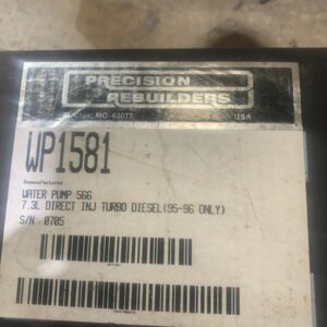 WP1581 Water pump