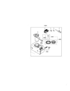 ME427497 DEF tank assembly